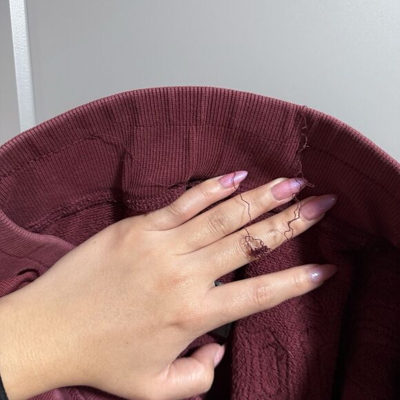 I.Am.Gia Women Josai Embroider Logo Wide Leg Sweatpants Pink Small Lounge Cozy - Picture 7 of 11